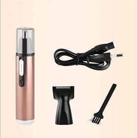 SEESEE.U 2 en 1 Portable Électrique Nez Cheveux Tondeuse Oreille Tondeuse Sideburn Cutter Rasoir pour Hommes Soins du Visage 