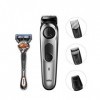 Braun Base BT5060 Tondeuse à Barbe Noir, Argent