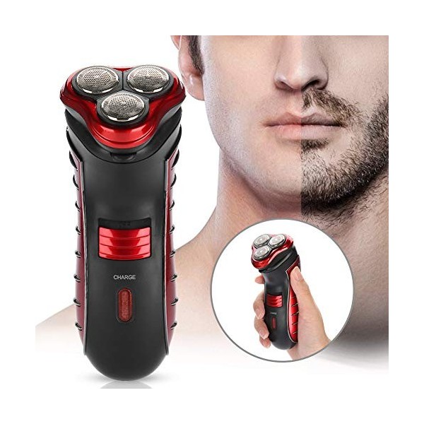 Rasoir électrique 3D pour Hommes - Rasoir électrique Flottant Rechargeable sans Fil, Rasoir électrique, Kit de Toilettage pou