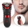 Rasoir électrique 3D pour Hommes - Rasoir électrique Flottant Rechargeable sans Fil, Rasoir électrique, Kit de Toilettage pou