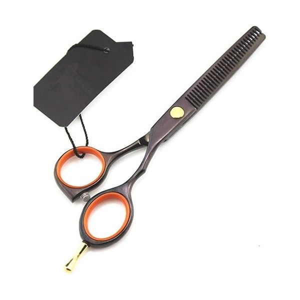 Ciseaux professionnels japonais 440c pour cheveux noirs, 5.5 pouces, pour couper les cheveux, makas, ciseaux amincissants, po