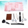 FOMIYES Kit De Ciseaux Pour Couper Les Dents 1 Pièce Cape De Salon Ciseaux Droits Ciseaux Professionnels Rasoir Kit De Ciseau