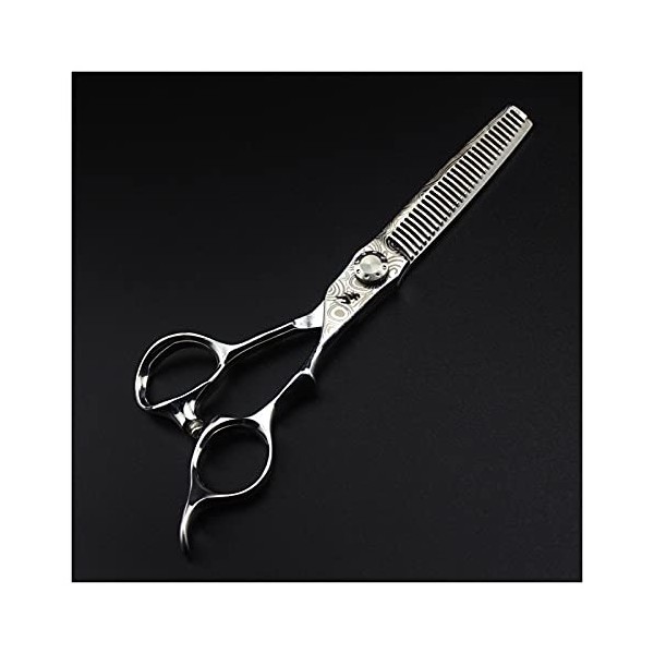 Ciseaux pour Coupe de Cheveux 6 Pouces 440c Ciseaux de Coiffure Professionnels, Ciseaux Amincissants, Outils de Coupe de Chev