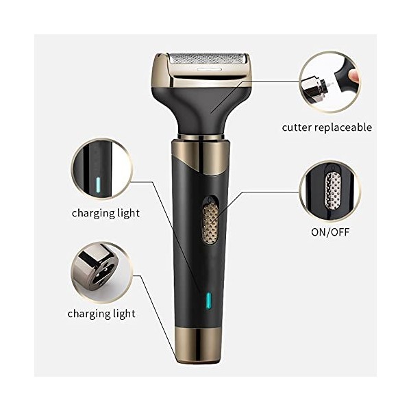 Tondeuse à Barbe Nez Sourcils - Tondeuse Nez Oreilles Tondeuse, Tondeuse Nez Rechargeable, Nose Hair Trimmer For Men And Ears