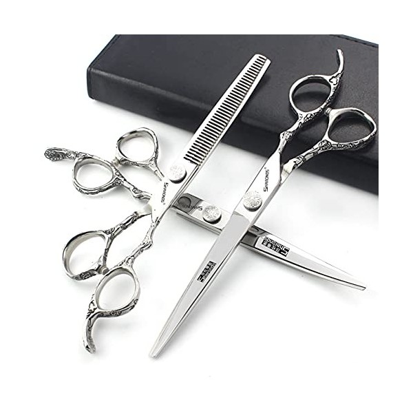 Ciseaux de coiffeur professionnels de 17,8 cm - Ciseaux de coiffeur en acier inoxydable japonais