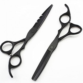 BECCYYLY Ciseaux à Cheveux 6 Pouces Rouge Ciseaux à Cheveux Professionnels Ciseaux à Cheveux de Coiffeur Outils de Ciseaux Co