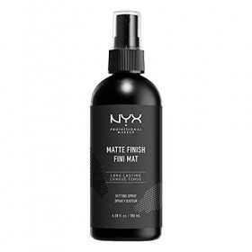 NYX Professional Makeup Spray Fixateur de Maquillage, Fini Mat, Format Maxi 180 mL & Base de Maquillage pour Teint Lisse et U