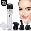 Nose Hair Trimmer For Ears Finisher Men Femme - Rasoir à Nez Électrique Homme Femme, Tondeuse Du Nez Oreilles Électrique, Ton