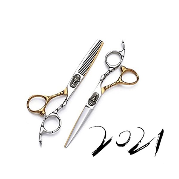 2021- Nouveau - Scissors Ciseaux Coiffure Ciseaux Cheveux Salon de Coupe Ciseaux à Cheveux Ciseaux à Cheveux pour Hommes Femm