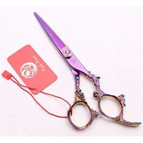 YING Multi-Couleur en Option 5.5/6.0 Pouce Dragon poignée Professionnel en Acier Inoxydable Coiffure Ciseaux Barber Cheveux C