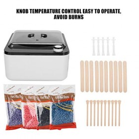 Ensemble de cire dépilation à la maison, ensemble de chauffe-cire pour épilation EU 