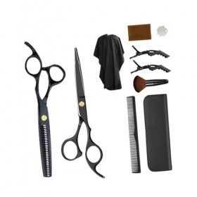 POPETPOP 1 Ensemble De Ciseaux De Coiffure Tondeuses À Cheveux Ciseaux De Barbier Kit De Ciseaux De Coupe De Cheveux Tablier 