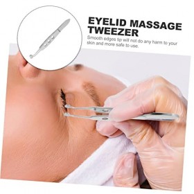 minkissy 5 Pièces Pince De Massage Des Glandes De Meibomius Pince À Épiler Pour Extensions De Cils Pince À Faux Cils Outil De