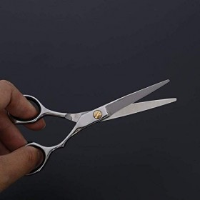 GaoF Ensemble de Coiffure Professionnel de 6 Pouces, Ciseaux Plats + à Dents Ciseaux de Coiffure à poignée Oblique Classique,