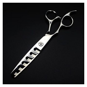NC Ciseaux de Coiffure 6 Pouces 6 Dents Ciseaux de Coiffure pour gaucher, Cheveux clairsemés, Ciseaux Outils de barbier