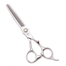 SXFXZ Ciseaux Professionnelle Coupe et Ciseaux à effiler 6.0 Pouces Haut de Gamme Kit Convex Bord Coiffure Ensemble Parfait