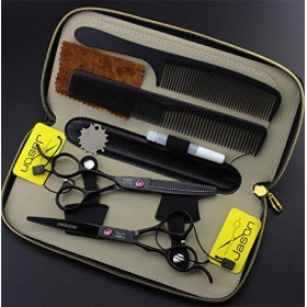 LUCHONG Professionnel Ciseaux De Coiffure Set Main Gauche Cheveux Outil De Coupe 5.5/6.0 Pouces De Haute Qualité en Acier Jap