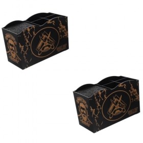 Beaupretty 2 Pièces Boîte De Rangement Multifonctionnelle Ciseaux À Cheveux Boîte De Rangement De Bureau Outils De Coupe De C