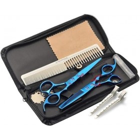 Ciseaux de coiffure, ciseaux de coiffure, outil de barbier, ciseaux de coiffure, harpe de salon professionnelle et coupe préc