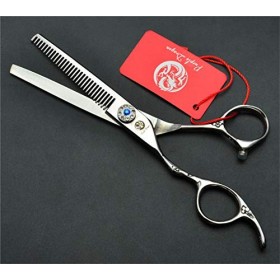 LBYB 6,0/5,5 Pouces Barber Gauchère Ciseaux Set, Lumière Et Sharp Cheveux Professionnel Ciseaux Et Ciseaux Cheveux Clairsemés