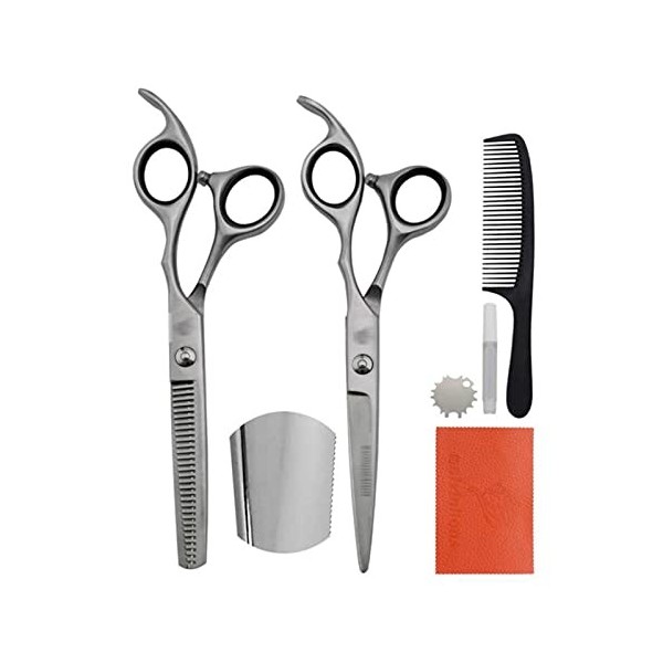 TOMYEUS Cheveux Ciseaux 6.0 "Petits Ciseaux de Coiffure en Micro dentelé Salon Salon Ciseaux de Coiffure Professionnels Kit c