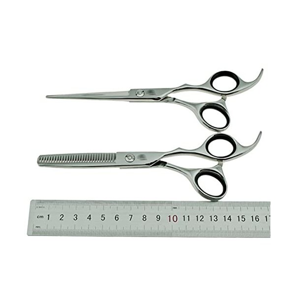 TOMYEUS Cheveux Ciseaux 6.0 "Petits Ciseaux de Coiffure en Micro dentelé Salon Salon Ciseaux de Coiffure Professionnels Kit c