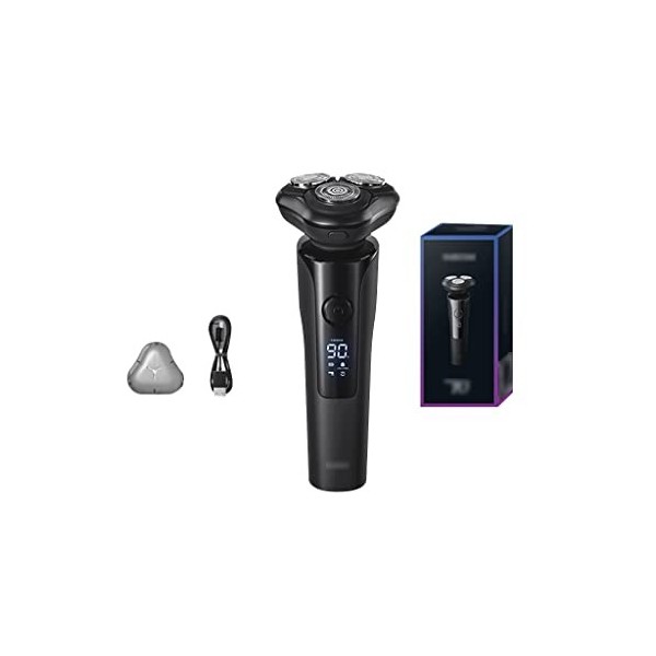 JUEMISSA Rasoir électrique Intelligent Rasoir pour Hommes Rasoir à Barbe Rechargeable Rasage Portable Rasoir Color : A, S : 