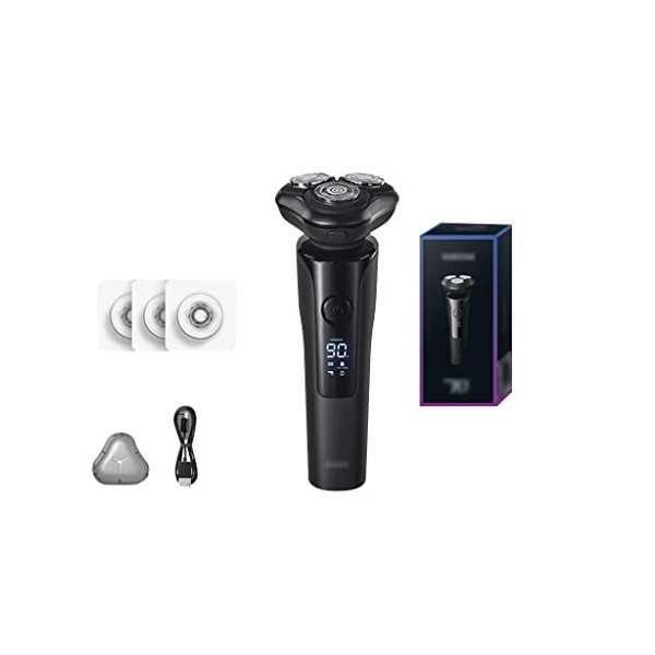 JUEMISSA Rasoir électrique Intelligent Rasoir pour Hommes Rasoir à Barbe Rechargeable Rasage Portable Rasoir Color : A, S : 