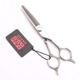 6,0 Pouces Professionnel Ciseaux de Coiffure Et Haut de Gamme de Sharp Ciseaux de Coiffure Ciseaux texturation Dilution 440C 