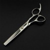 6 Pouces Barbershop Professionnels Ciseaux De Coiffure, Ciseaux Cheveux Japon 440C Salon Ciseaux Droits + Dents Set Ciseaux, 