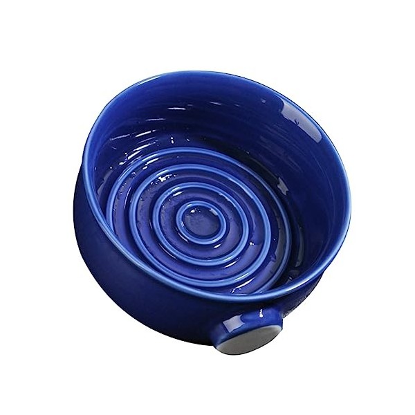 POPETPOP 2 Pièces Plat De Crème À Raser Bol De Mousse À Raser Porte- De Rasage Seau De Rasage En Céramique Bol De Blaireau Cr