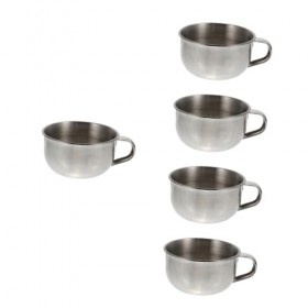 Beaupretty 5 Pcs Bol De À Raser Voyage Crème À Raser Rasoir Pour Hommes Rasage Hommes Bol De Rasage En Métal Rasoirs Pour Hom