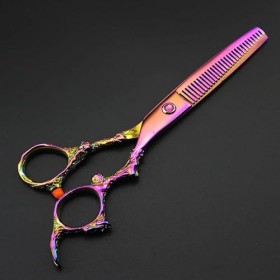Ciseaux de coupe de cheveux, ciseaux de cheveux professionnels de 6,0 pouces, ciseaux de coupe de cheveux de barbier, ciseaux...
