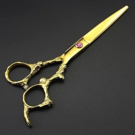 Ciseaux de coupe de cheveux, ciseaux de cheveux professionnels de 6,0 pouces, ciseaux de coupe de cheveux de barbier, ciseaux...