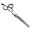 OUYOXI Ciseaux De Coiffeur, 6 Pouces De Poche Coiffeur Coiffeur Coiffeur Courbé pour La Coupe De Cheveux Beauté Coiffeur Cise