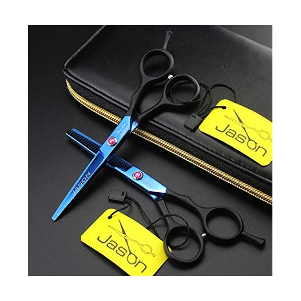 LUCHONG 5.5 Pouces Professionnel Coiffure Cheveux Ciseaux Kit Fort Durable De Haute Qualité Japonaise Acier Coupe Dilution St