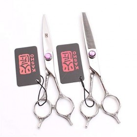 Professionnel Haut de Gamme 6.0 Pouces Ciseaux de Coiffure Set Coiffeur Dilution Salon de Coiffure de Cisaillement à Haute te