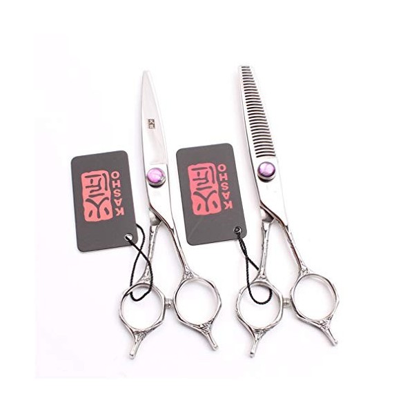 Professionnel Haut de Gamme 6.0 Pouces Ciseaux de Coiffure Set Coiffeur Dilution Salon de Coiffure de Cisaillement à Haute te