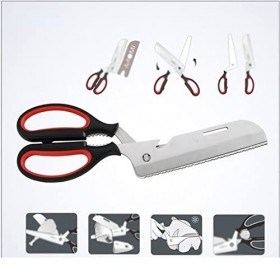 Ciseaux artisanaux de pique-nique détachables, couteau polyvalent de Camping en plein air, ciseaux de cisaillement détachable