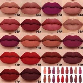18 Couleurs Mini Pill Lipstick Set, 18 Couleurs -sules Lipstick Makeup Set, Portable Velvet Matte Lipstick, Waterproof Long L