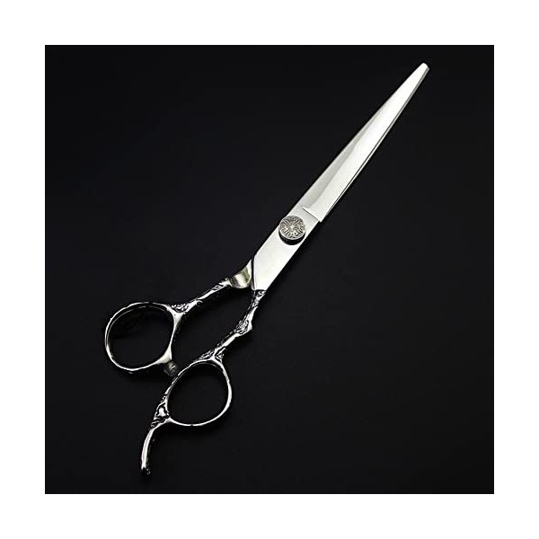 ciseaux de coiffeur Ciseaux De Coupe De Cheveux, 6 Pouces Professionnel Japon 440C Ciseaux En Acier Rosette Texture Coupe Cis