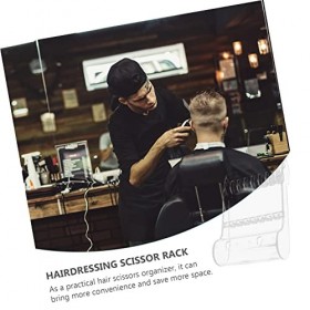 Zerodeko 4 Ensembles Support De Rangement pour Ciseaux Organisateur De Ciseaux De Salon Cheveu Support De Cisaillement De Sal