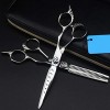 YK SCISSORS Ciseaux à Cheveux Professionnels 2pcs Gaucher, Ciseaux De Coupe à Effiler Professionnels De 17 Cm 6.0" 17cm , 