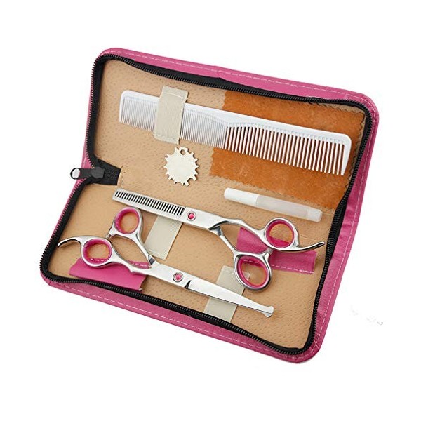 CYYZB 6 Pouces Professionnel Beauté Coiffure Bangs Ciseaux Set Barber Ciseaux Dilution Ciseaux De Haute Qualité Japonaise en 