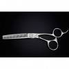 YAOSHIBIAN-shears Outils de Coupe de Cheveux Acier Inoxydable Japonais Acier Inoxydable Ciseaux Amincissants Coiffure De Coif