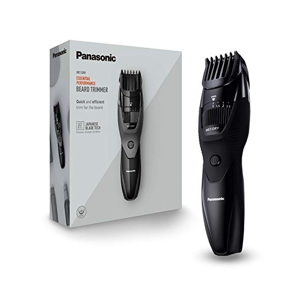 Panasonic ER-GB43-K503 Tondeuse à Barbe avec 20 Réglages de Longueur 0,5-10 mm 