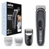 Braun Tondeuse Pour Le Corps Series 5 5350, Tondeuse Pour Le Corps Pour Homme, Traitement En Douceur Pour Tout Le Corps