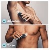 Braun Tondeuse Pour Le Corps Series 5 5350, Tondeuse Pour Le Corps Pour Homme, Traitement En Douceur Pour Tout Le Corps