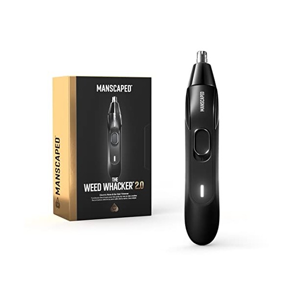 MANSCAPED™ Weed Whacker™ 2.0 Tondeuse électrique Nez & Oreilles – Outil de précision, Moteur 7000 tr/min, Batterie rechargeab