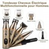 Bestauty Tondeuse Multifonctionnelle 5 en 1, Kit de Tondeuse Cheveux Hommes Sans Fil avec Station de Chargement, Tondeuse Hom